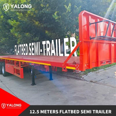 12.5 미터 평면 반 트레일러